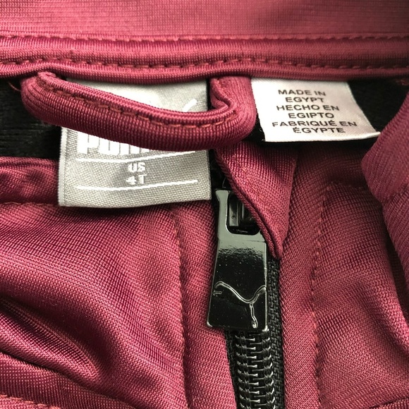 Puma Boys Track Jacket Size 4 - Picture 9 of 10